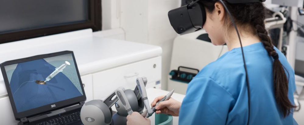 VR surgical training