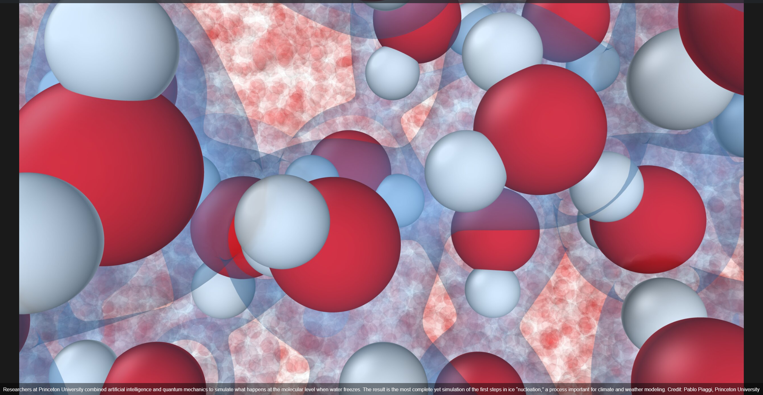 AI ice formation simulation