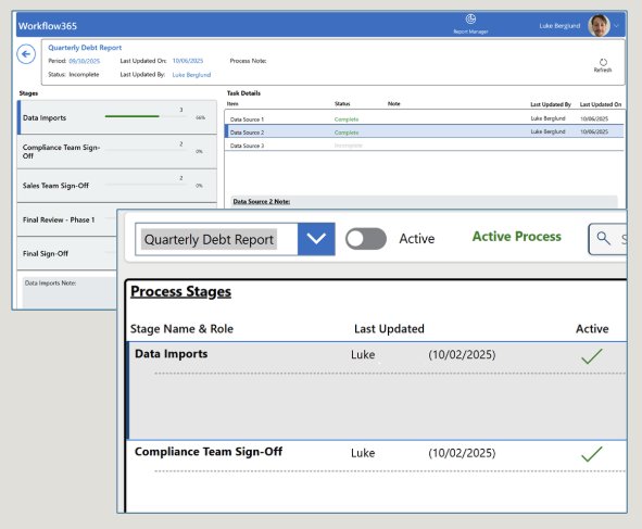 Workflow365 screenshot